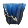 Living Room Blue Glass Vase