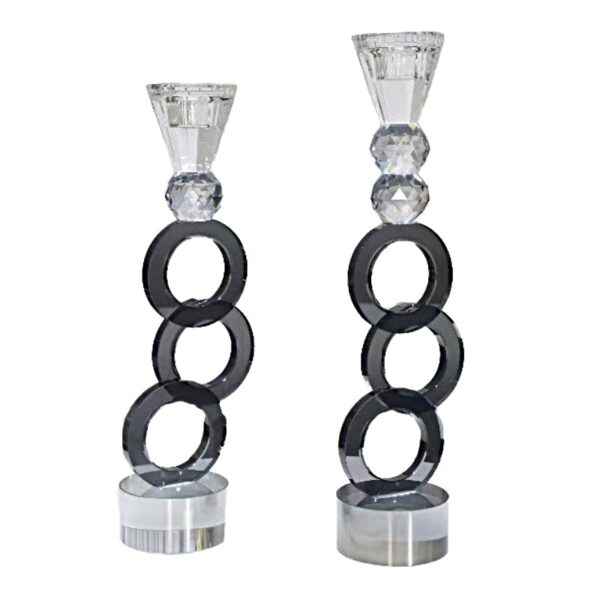 Desktop Crystal Candle Holder