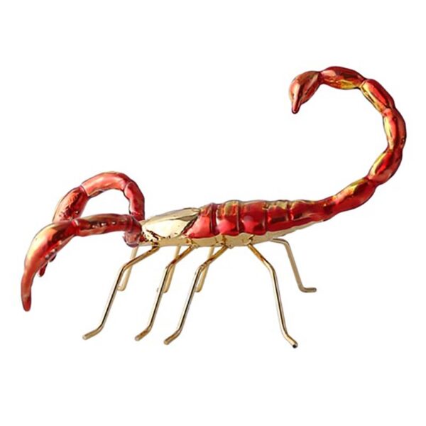 Décor de table scorpion rouge