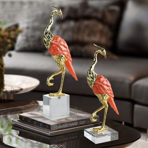 Enamel Flamingo Table Decor - Image 6