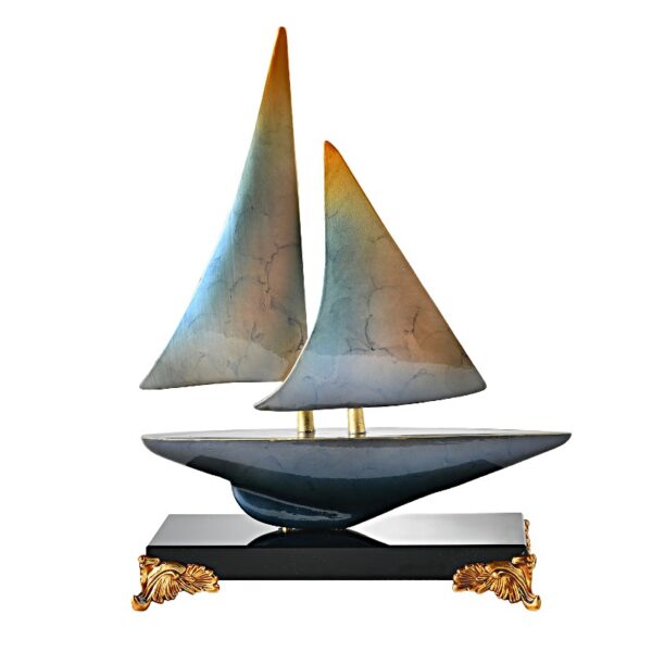 Office Sailing Boat Table Decor - Image 2