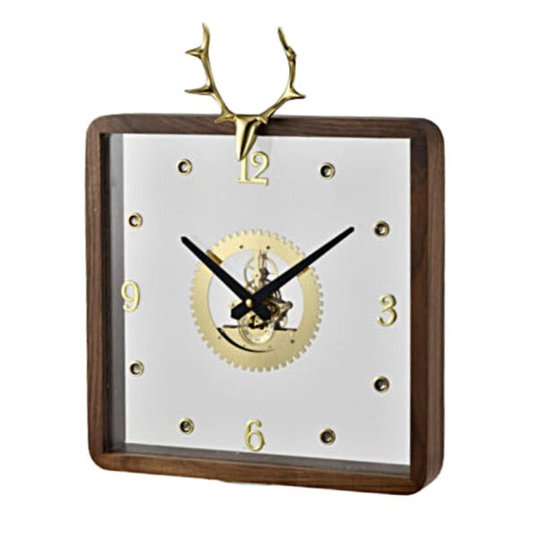 Horloge en bois de décoration intérieure - Image 2