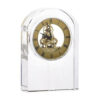 Arch Shaped Crystal Desk Clock