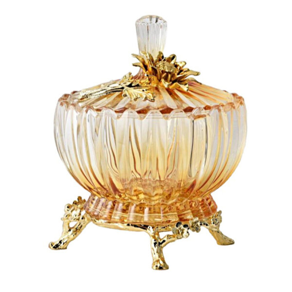 Con Una Scatola Di Immagazzinaggio Arancione Del Coperchio