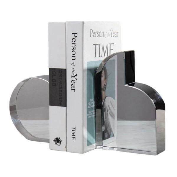 Serre-livres de bureau en cristal uniques
