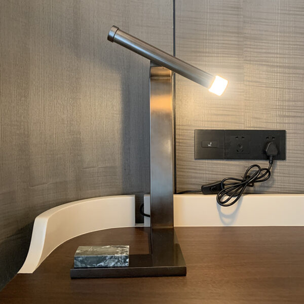Study Room Silver Desk Lamp