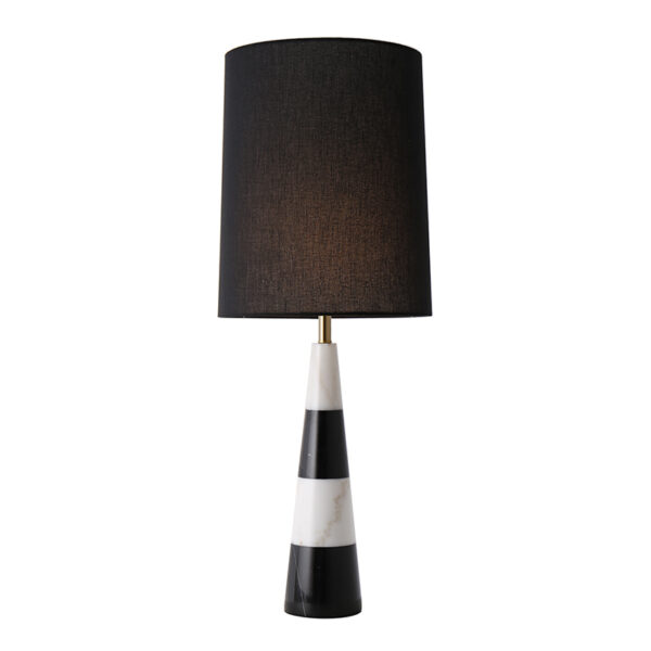 Black Marble Table Lamp