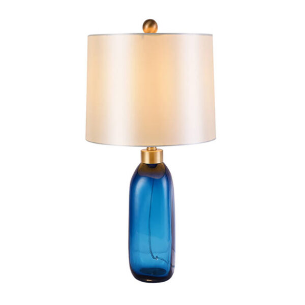 Lampada da tavolo in vetro smaltato di qualità