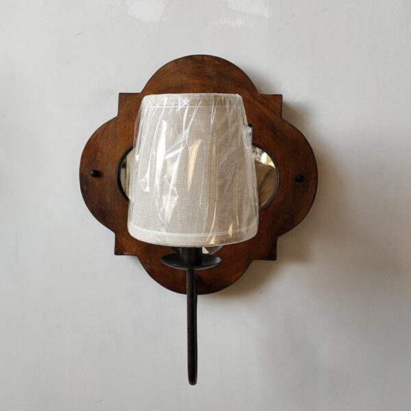 Đèn tường bề mặt gương gỗ - Hình ảnh 4