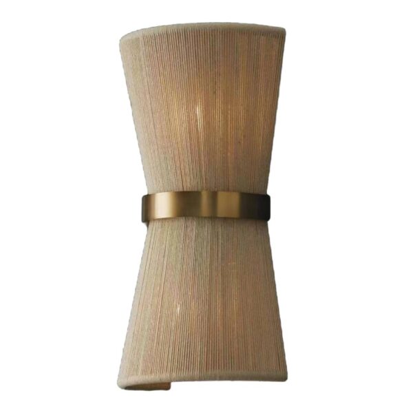 Kaki geweven wandlamp