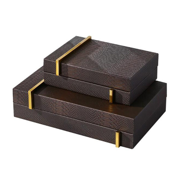 Joyero rectangular negro