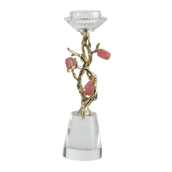Coffee Shop Crystal Candle Holder