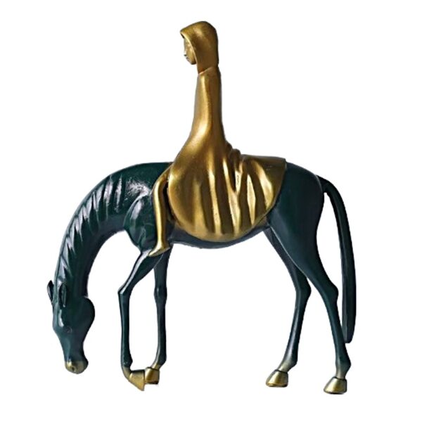طفل يركب الخيل ديكور المنزل