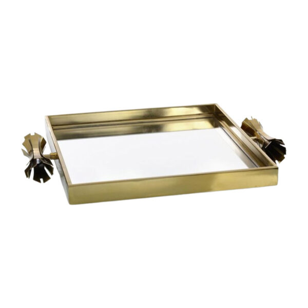 Plateau de surface miroir en laiton