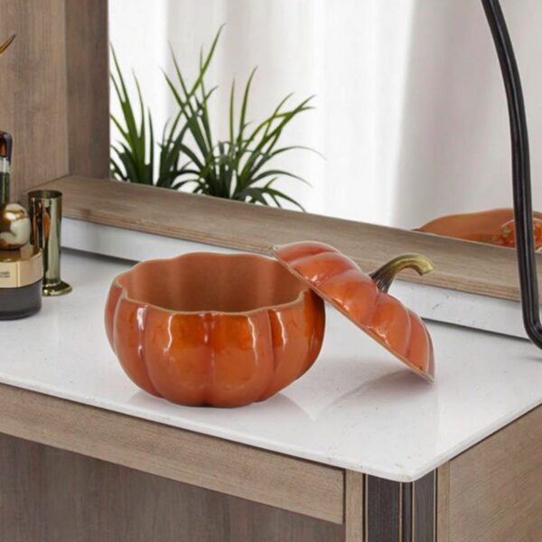 Brass Pumpkin Storage Box - Image 2