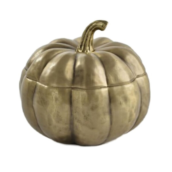 Brass Pumpkin Storage Box - Image 4