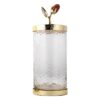 Round Glass Storage Jar