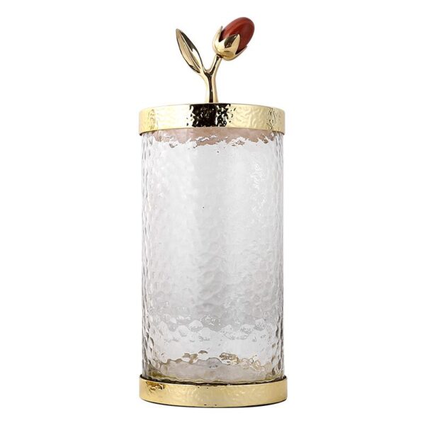 Round Glass Storage Jar - Image 2