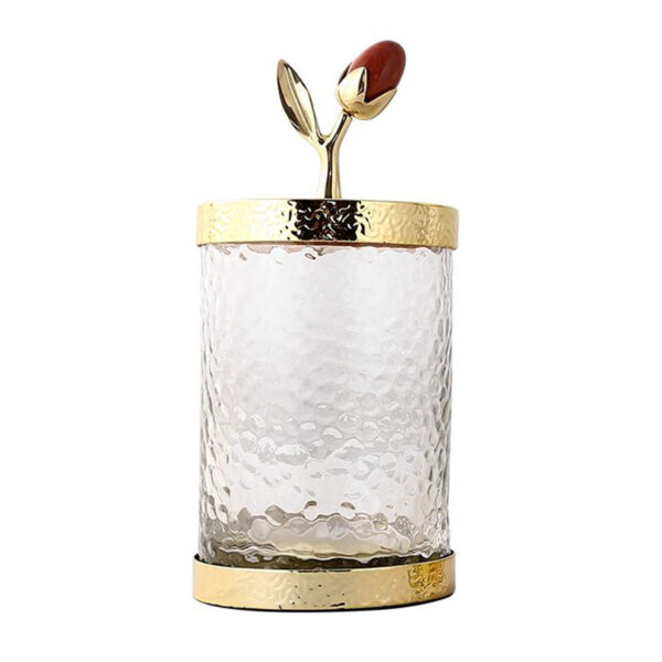 Round Glass Storage Jar