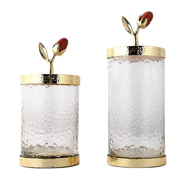 Round Glass Storage Jar - Image 3