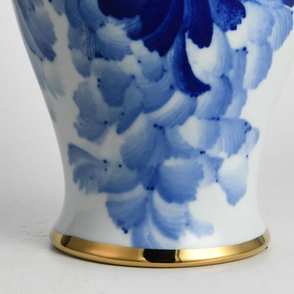 Barattolo portaoggetti in ceramica cinese blu - Immagine 6