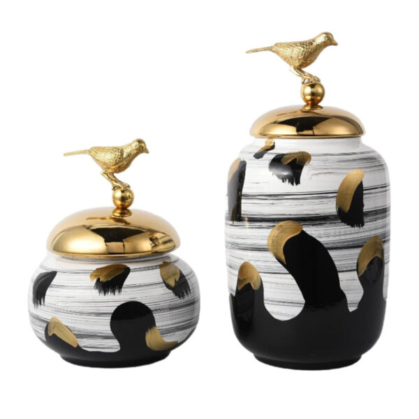 Office Desktop Ceramic Storage Box