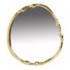Oval Silver Brass Mirror