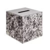 Stainless Steel Leather Tissue Box