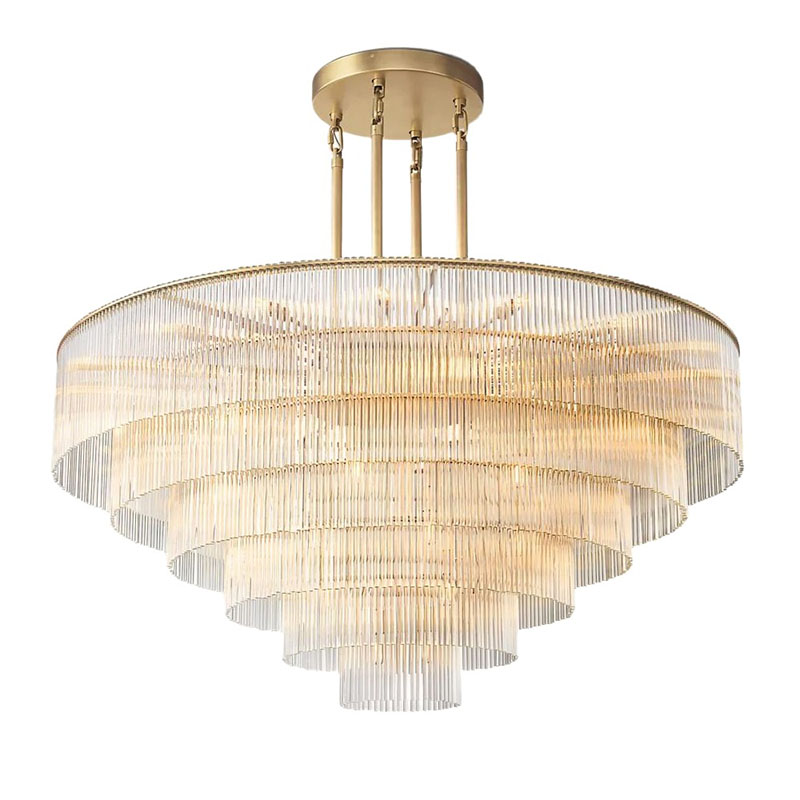 Classic Glass Rod Chandeliers - Image 10
