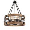 Indoor Wood Pendant Lamp
