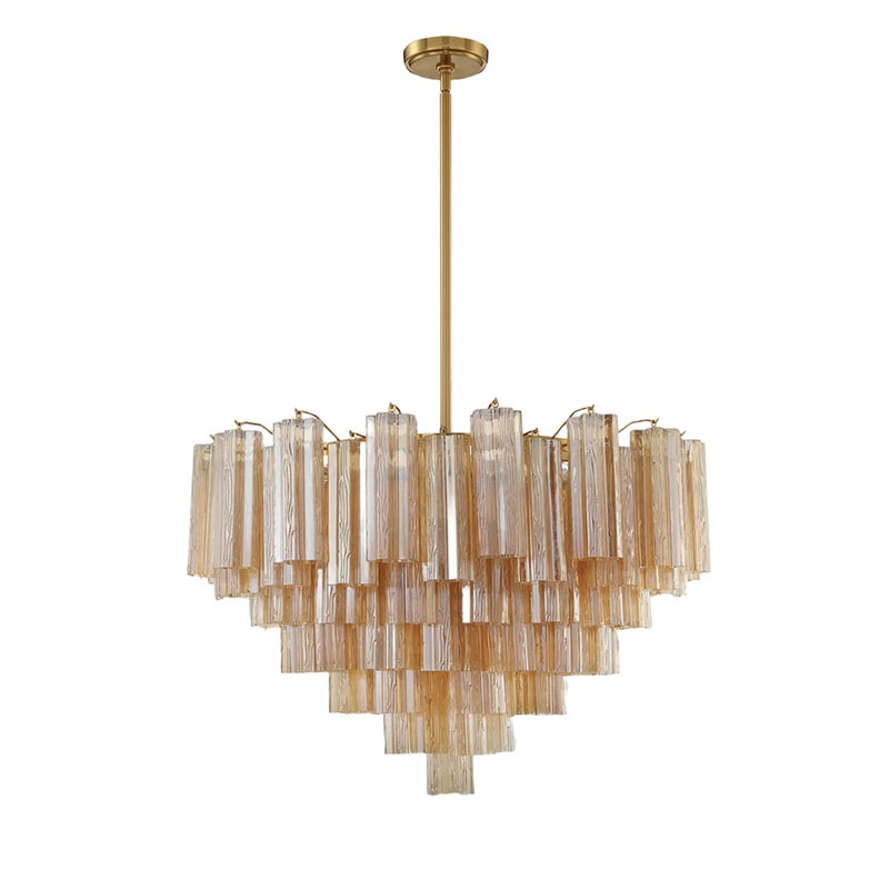 Banquet Hall Glass Chandeliers - Gambar 3