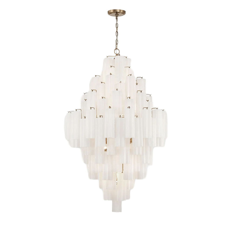 Banquet Hall Glass Chandeliers - Gambar 8