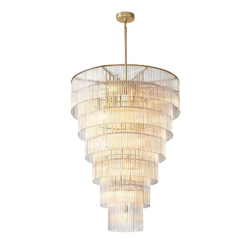 Classic Glass Rod Chandeliers - Image 5