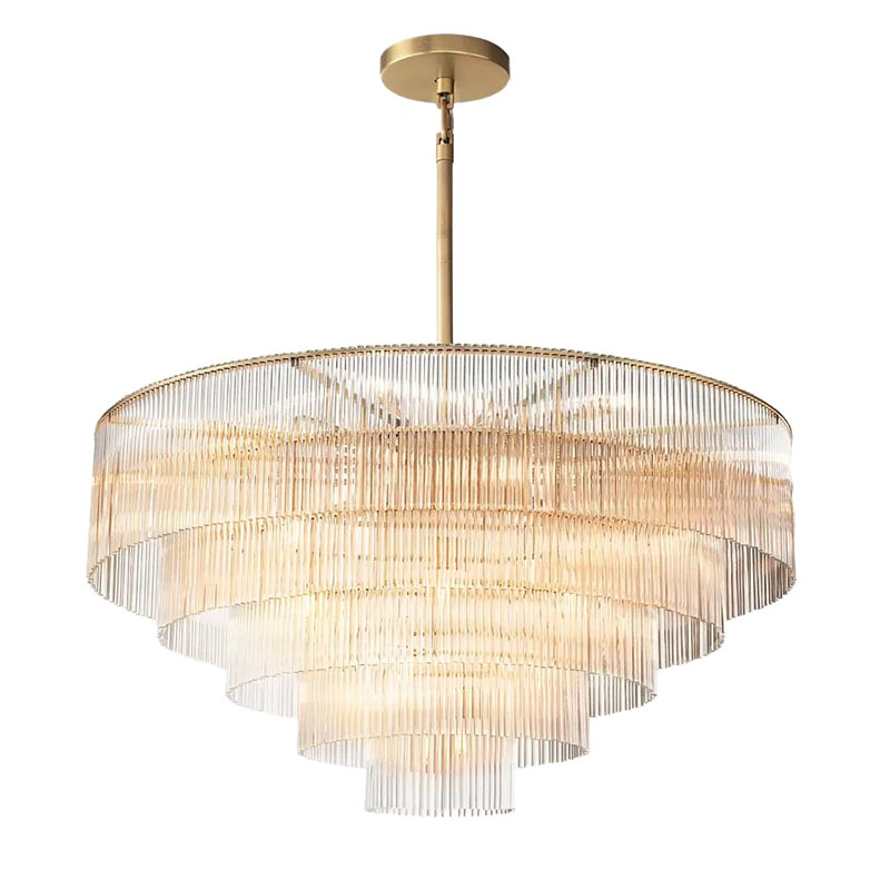 Classic Glass Rod Chandeliers - Image 3