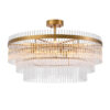 Hall Glass Rod Chandeliers