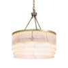 Hall Glass Rod Chandeliers