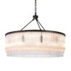 Hall Glass Rod Chandeliers