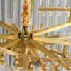 Exquisite Glass Rod Chandelier