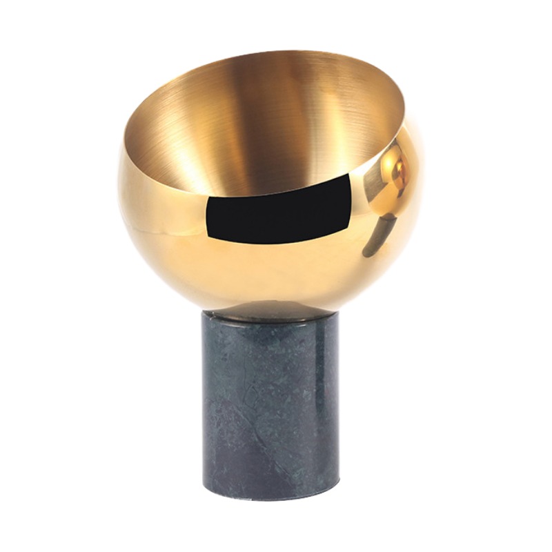 Marble Metal Decor Fruit Bowl