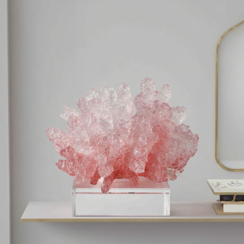Pink Resin Crystal Home Decor - Image 3