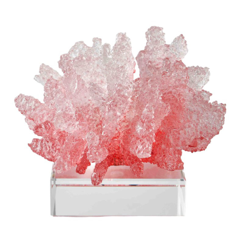 Pink Resin Crystal Home Decor