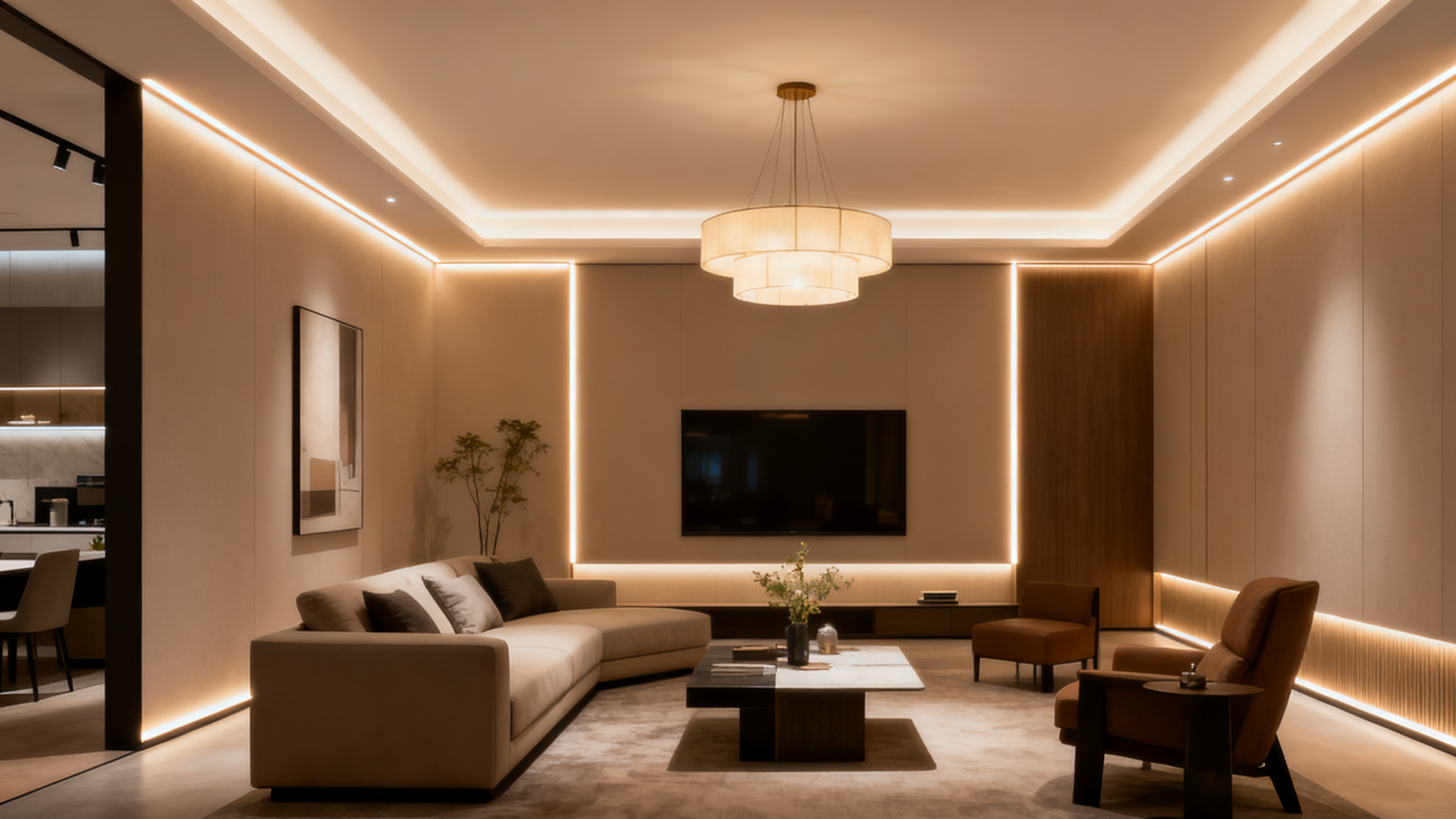 Lighting Types in Showrooms