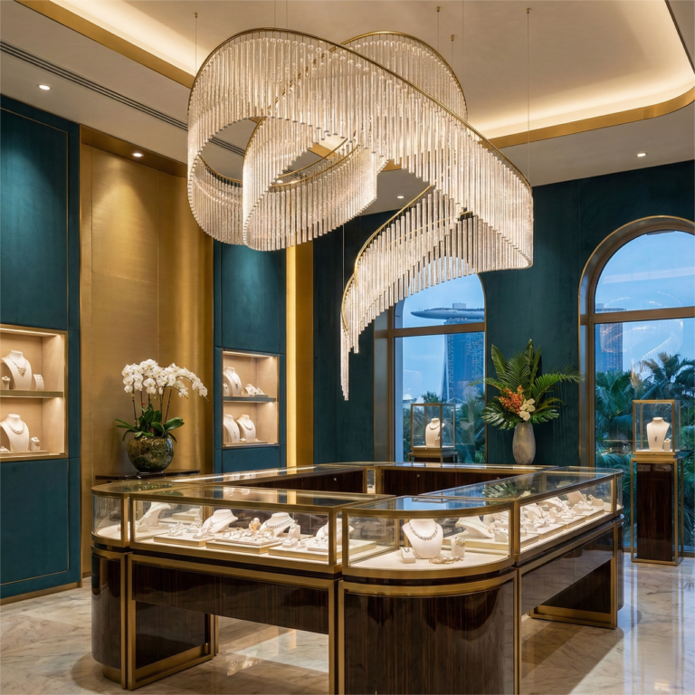 The “Luminous Bay” Jewelry Boutique, Singapore
