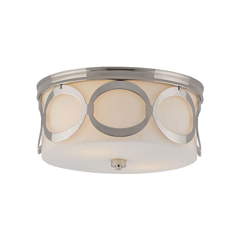 Classic American Style Round Semi Flush Mount Ceiling Light - Image 9
