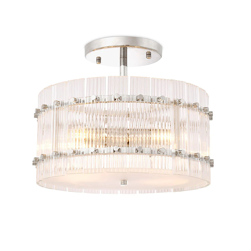 Luxury Glass Semi-Flush Mount Ceiling Light - Image 6