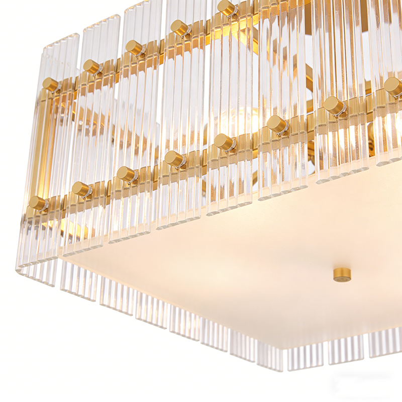 Luxury Glass Semi-Flush Mount Ceiling Light - Image 8