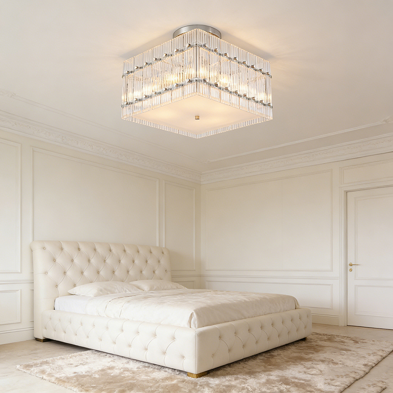 Luxury Glass Semi-Flush Mount Ceiling Light - Image 10