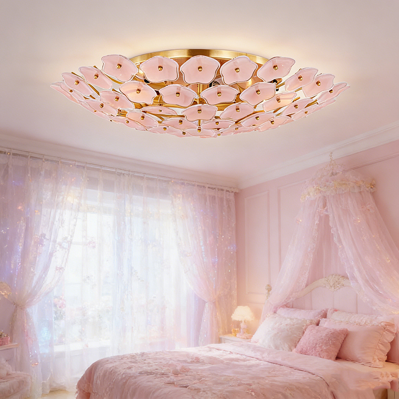 Romantic Petal Cluster Ambient Ceiling Light - Image 4