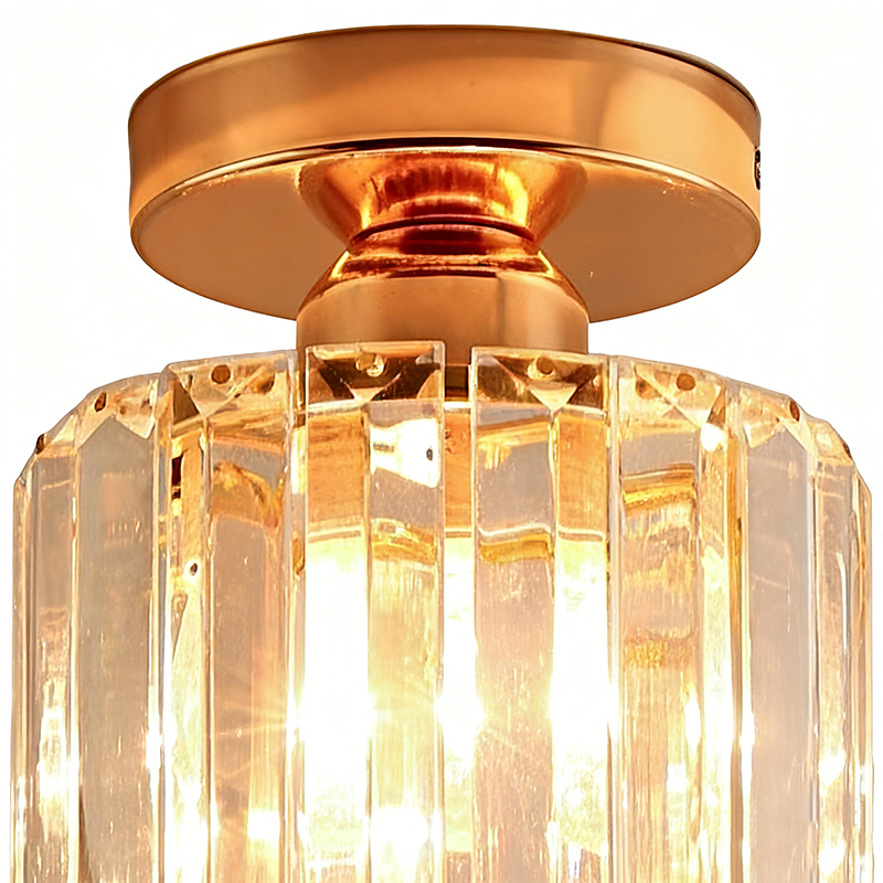 Luxury Crystal Semi-Flush Mount Ceiling Light - Image 3