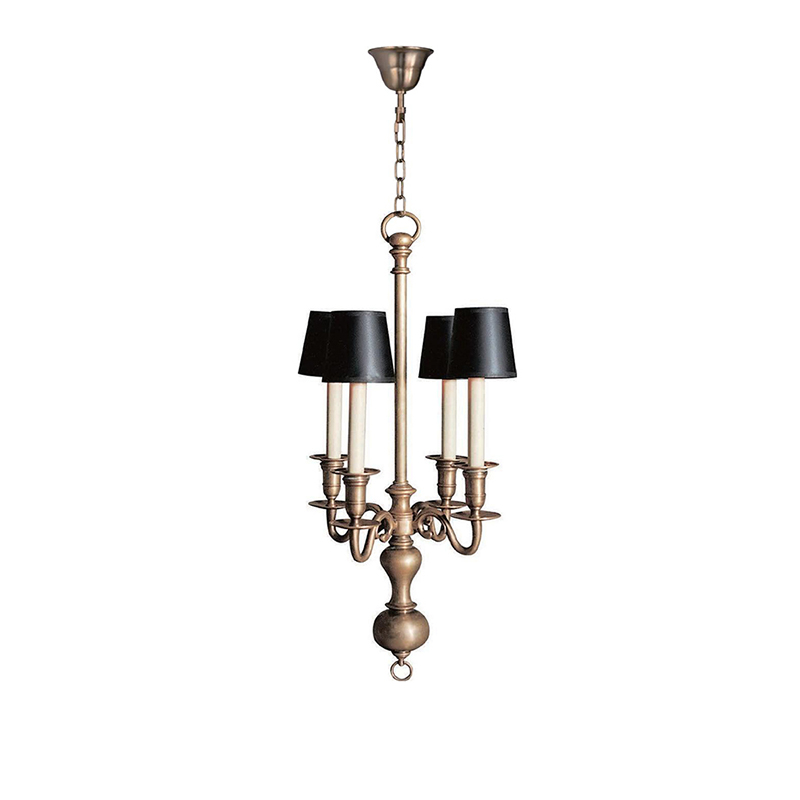 Antique Brass Candelabra Chandelier Collection - Image 3